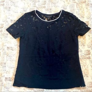 Laundry black blouse